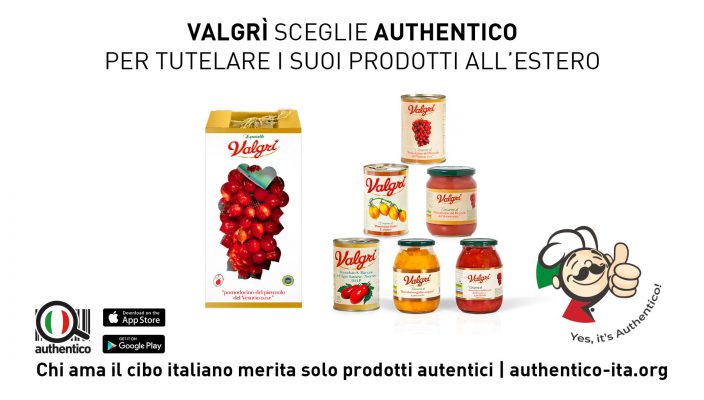 Comunicato Stampa: Valgrì sceglie Authentico per tutelare i suoi prodotti all'estero
