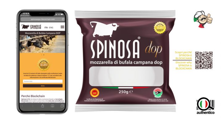 mozzarella Certificata Blockchain mozzarella di bufala dop spinosa authentico autentica