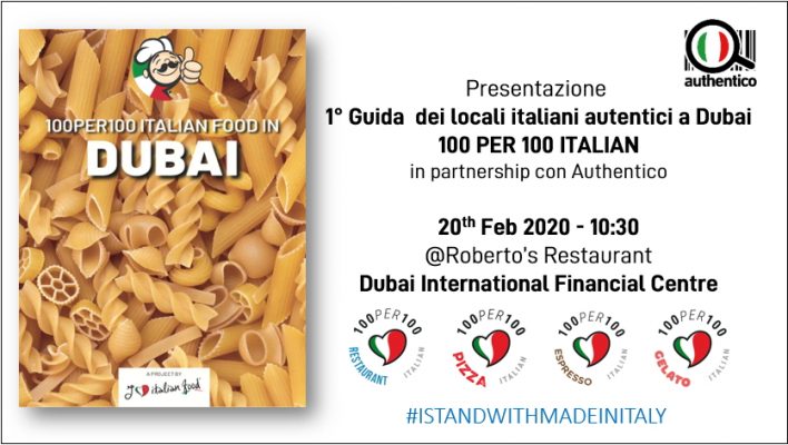 guida ristoranti italiani autentici a dubai 100 per 100 italian 100per100 pizzerie originali authentico migliori