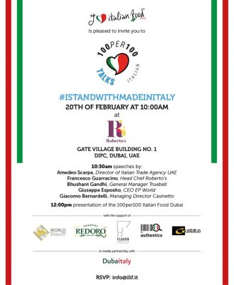 guida ristoranti italiani dubai ILIF 2020 i love italian food 100per100 italian authentico