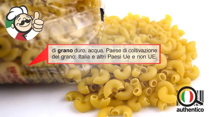 Grano della pasta: prorogato l’obbligo di indicazione di origine