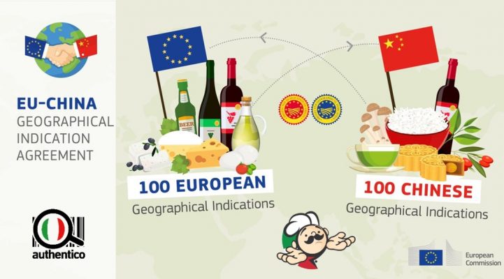 accordo ue-cina china europa cina via della seta geographical indication agreement dop igp