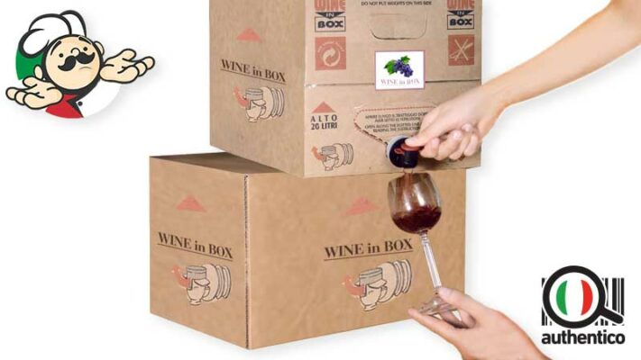 vino in bag in box