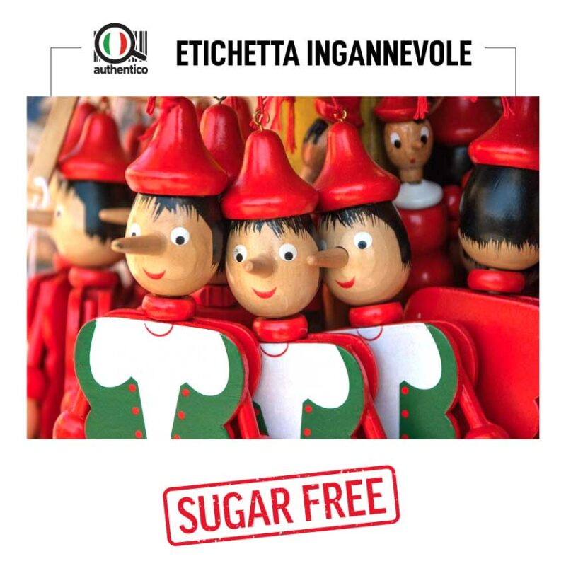senza zucchero etichetta ingannevole